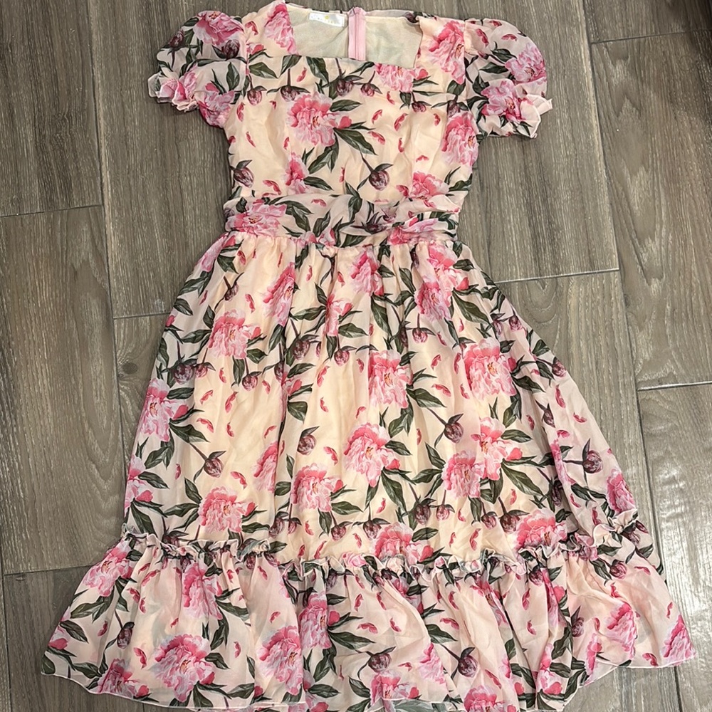 Floral Pink Dress